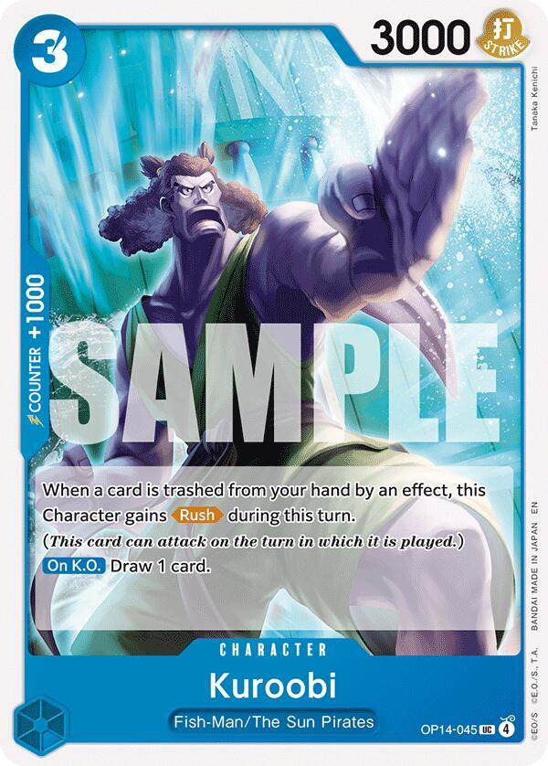 Kuroobi (OP14-045) - The Azure Sea's Seven (Uncommon) [OP14-045] — one-piece card