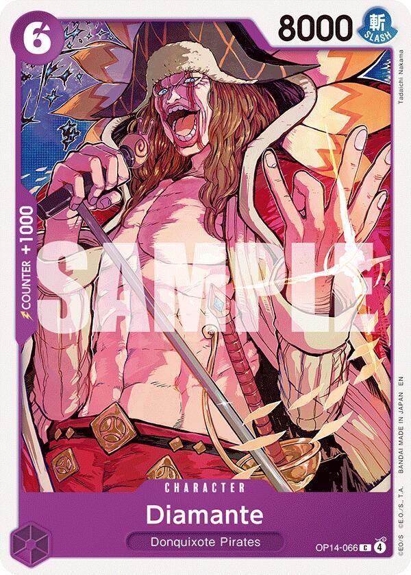 Diamante (OP14-066) - The Azure Sea's Seven (Common) [OP14-066] — one-piece card