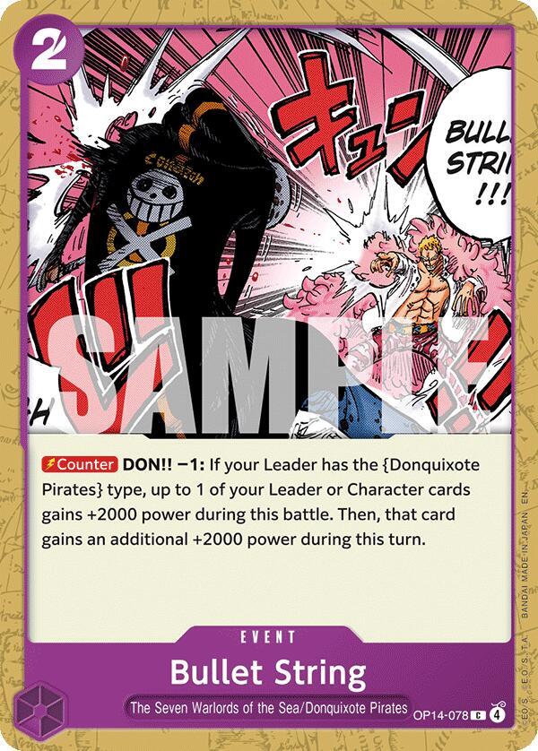 Bullet String (OP14-078) - The Azure Sea's Seven (Common) [OP14-078] — one-piece card