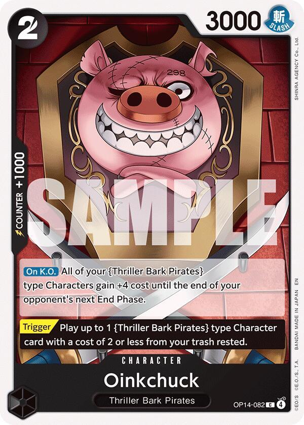 Oinkchuck (OP14-082) - The Azure Sea's Seven (Common) [OP14-082] — one-piece card