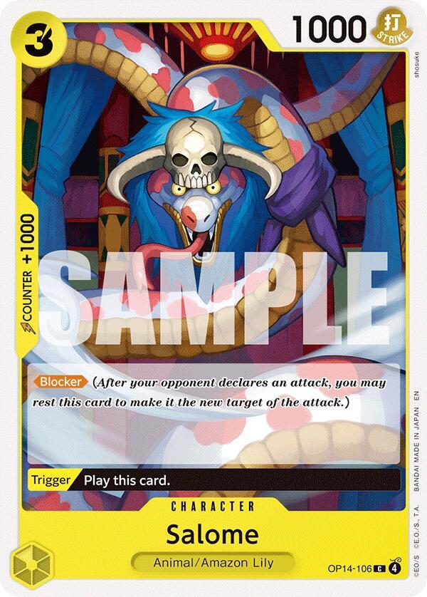 Salome (OP14-106) - The Azure Sea's Seven (Common) [OP14-106] — one-piece card