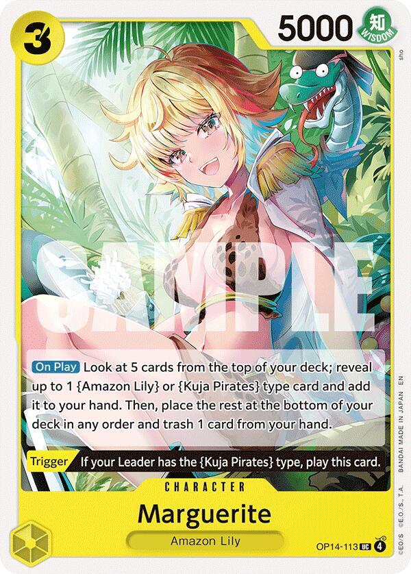 Marguerite (OP14-113) - The Azure Sea's Seven (Uncommon) [OP14-113] — one-piece card