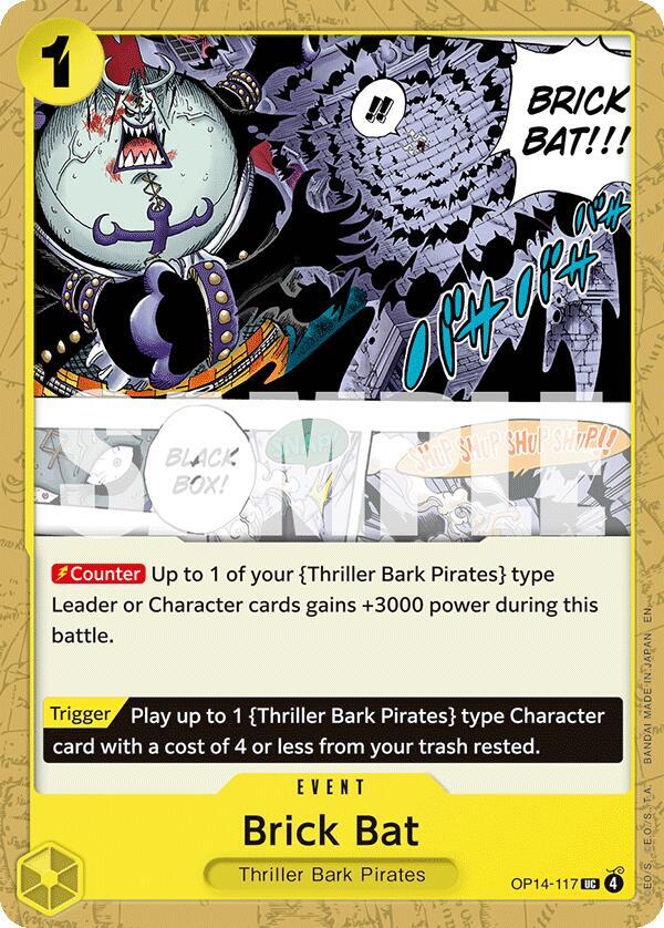 Brick Bat (OP14-117) - The Azure Sea's Seven (Uncommon) [OP14-117] — one-piece card
