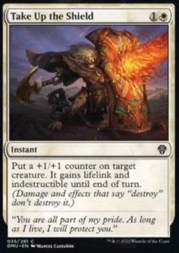 Take Up the Shield - Dominaria United (Common) [DMU-35] Hoofdafbeelding
