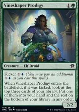 Vineshaper Prodigy - Dominaria United (Common) [DMU-187] Hover Image