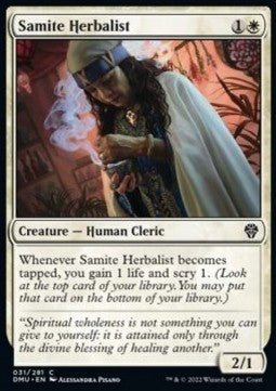 Samite Herbalist - Dominaria United (Common) [DMU-31] Hover Image