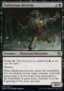 Balduvian Atrocity - Dominaria United (Uncommon) [DMU-79] Hoofdafbeelding