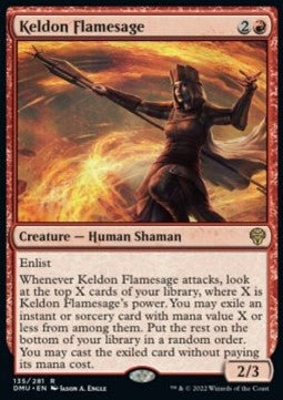 Keldon Flamesage - Dominaria United (Rare) [DMU-135] Imagen principal del producto