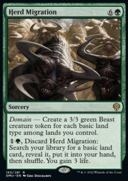 Herd Migration - Dominaria United (Rare) [DMU-165] Main image