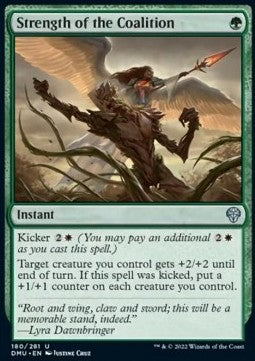 Strength of the Coalition - Dominaria United (Uncommon) [DMU-180] Hover Image