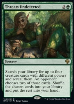 Threats Undetected - Dominaria United (Rare) [DMU-185] Main image