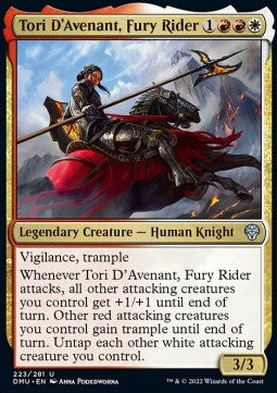 Tori D'Avenant, Fury Rider - Dominaria United (Uncommon) [DMU-223] Imagen principal del producto