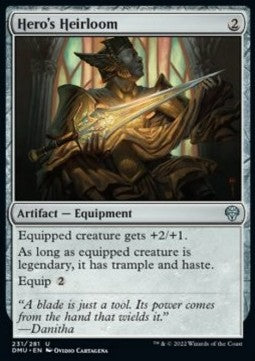 Hero's Heirloom - Dominaria United (Uncommon) [DMU-231] Imagen principal del producto