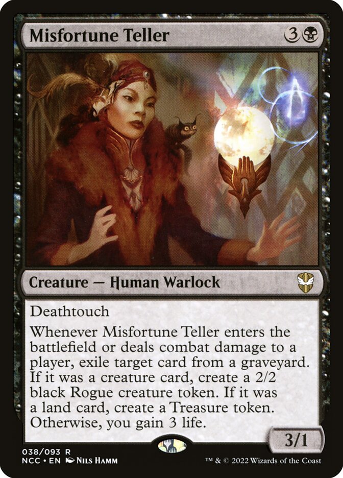 Misfortune Teller - Commander: Streets of New Capenna (Rare) [NCC-38] Hoofdafbeelding
