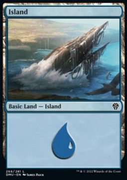Island (V.2) - Dominaria United (Land) [DMU-266] Imagen principal del producto