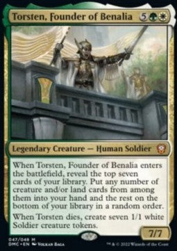 Torsten, Founder of Benalia - Commander: Dominaria United (Mythic) [DMC-47]