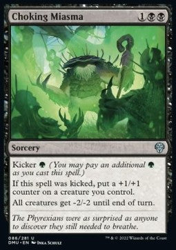 Choking Miasma - Dominaria United (Uncommon) [DMU-86] Imagen principal del producto