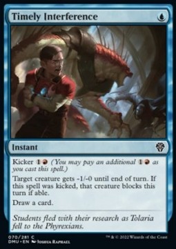 Timely Interference - Dominaria United (Common) [DMU-70] Imagen principal del producto