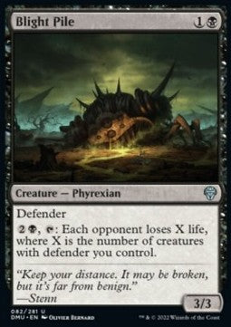 Blight Pile - Dominaria United (Uncommon) [DMU-82] Hover Image