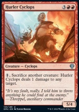 Hurler Cyclops - Dominaria United (Uncommon) [DMU-130] Imagen principal del producto