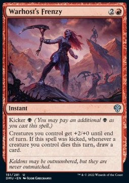 Warhost's Frenzy - Dominaria United (Uncommon) [DMU-151] Imagen principal del producto