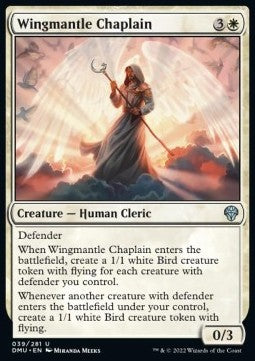 Wingmantle Chaplain - Dominaria United (Uncommon) [DMU-39] Hover Image