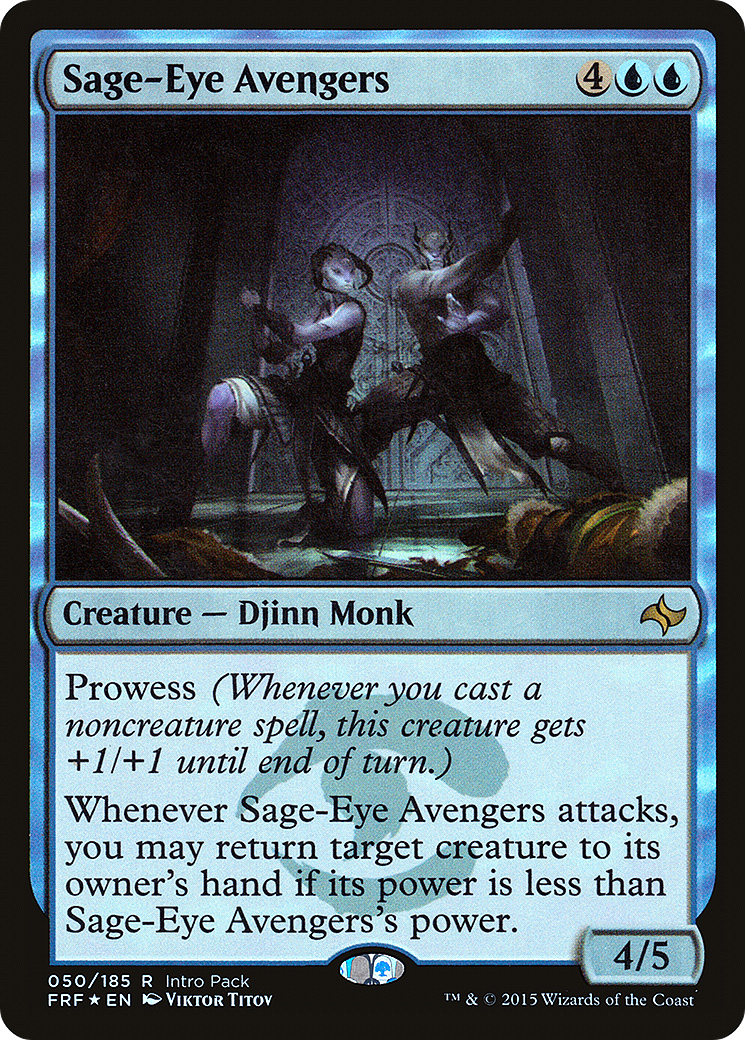 Sage-Eye Avengers – Fate Reforged: Promos 50 – Magic: The Gathering single card Imagen principal del producto