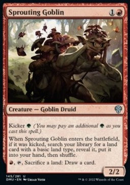 Sprouting Goblin - Dominaria United (Uncommon) [DMU-145] Hover Image
