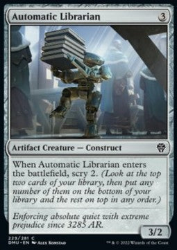 Automatic Librarian - Dominaria United (Common) [DMU-229] Hover Image