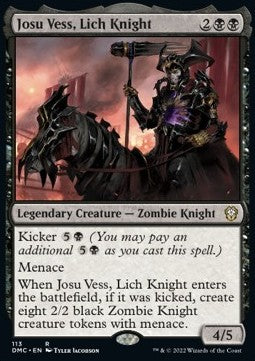 Josu Vess, Lich Knight - Commander: Dominaria United (Rare) [DMC-113] Hauptbild