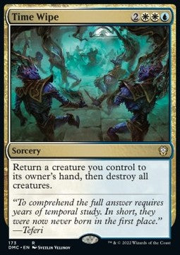 Time Wipe - Commander: Dominaria United (Rare) [DMC-173] Imagen principal del producto