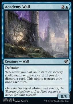 Academy Wall - Dominaria United (Common) [DMU-41] Hover Image