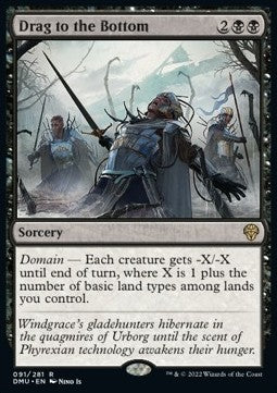 Drag to the Bottom - Dominaria United (Rare) [DMU-91] Hoofdafbeelding