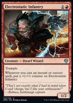 Electrostatic Infantry - Dominaria United (Uncommon) [DMU-122] Imagen principal del producto
