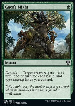 Gaea's Might - Dominaria United (Common) [DMU-164] Imagen principal del producto