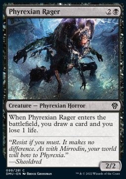 Phyrexian Rager - Dominaria United (Common) [DMU-99] Imagen principal del producto