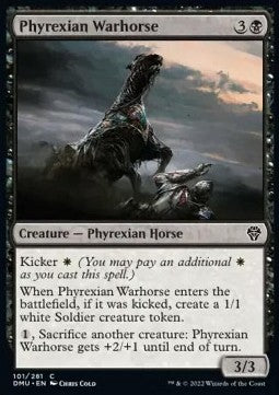 Phyrexian Warhorse - Dominaria United (Common) [DMU-101] Main image