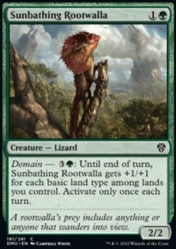 Sunbathing Rootwalla - Dominaria United (Common) [DMU-181] Hover Image