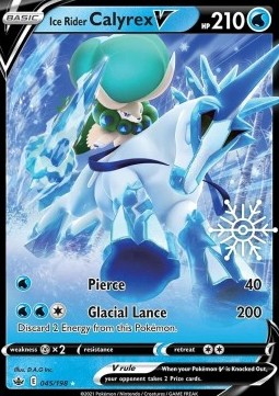 Ice Rider Calyrex V - Chilling Reign (Promo) [CRE-045] Hover Image