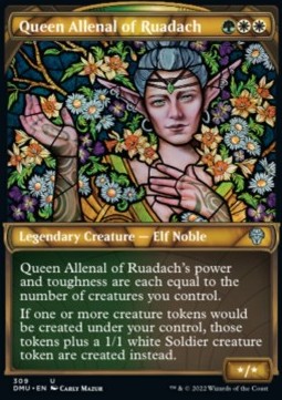 Queen Allenal of Ruadach (V.1) - Dominaria United: Extras (Uncommon) [XDMU-309] Immagine principale del prodotto