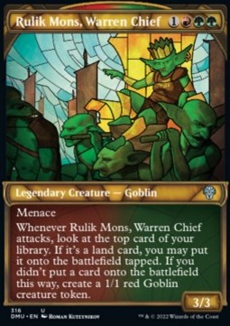 Rulik Mons, Warren Chief (V.1) - Dominaria United: Extras (Uncommon) [XDMU-316] Immagine principale del prodotto