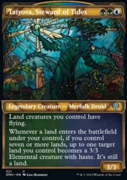 Tatyova, Steward of Tides (V.1) - Dominaria United: Extras (Uncommon) [XDMU-321] Immagine principale del prodotto