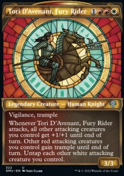 Tori D'Avenant, Fury Rider (V.1) - Dominaria United: Extras (Uncommon) [XDMU-322] Immagine principale del prodotto