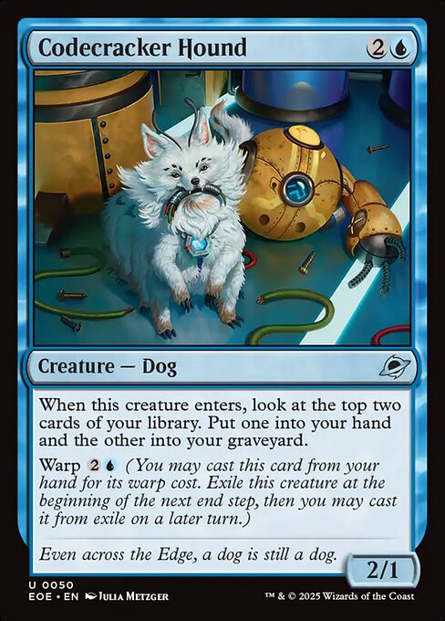 Codecracker Hound – Edge of Eternities (EOE-50) Magic: The Gathering card | LC-REM-20260804-15523472277836-6723b891-6013-4ec6-b439-2233d270dc48