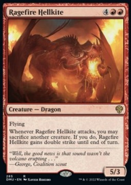 Ragefire Hellkite (V.1) - Dominaria United: Extras (Rare) [XDMU-285] Hover Image
