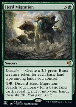 Herd Migration (V.3) - Dominaria United: Promos (Rare) [PDMU-429] Hauptbild
