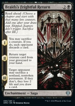 Braids's Frightful Return - Dominaria United (Uncommon) [DMU-85] Imagen principal del producto