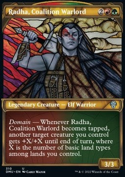 Radha, Coalition Warlord (V.1) - Dominaria United: Extras (Uncommon) [XDMU-310] Immagine principale del prodotto