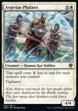 Argivian Phalanx - Dominaria United (Common) [DMU-5] Hover Image