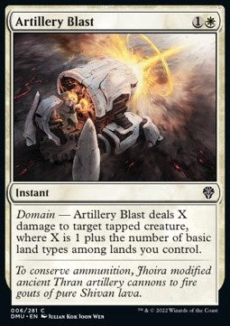 Artillery Blast - Dominaria United (Common) [DMU-6] Imagen principal del producto